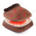 Consumer Favorite Electric Vibrating Foot Warmer Boots Vibration Heating Feet Massager with Removable Cover